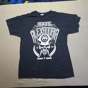 Asking Alexandria Black Men's Short Sleeve T Shirt Size XL